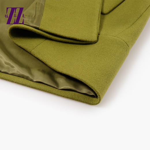 佐尔美冬季女装羊毛大衣毛呢外套短款妮子冬薄呢E54ZZ40 商品图2