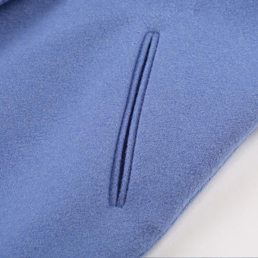 佐尔美冬季女装双面羊毛大衣女中长款西装领毛呢外套E64SM10 商品图3