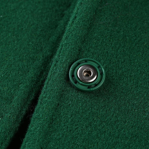 佐尔美秋冬季加厚纯色茧型短款女羊毛呢外套中褛圆领专柜E64ZD39 商品图3