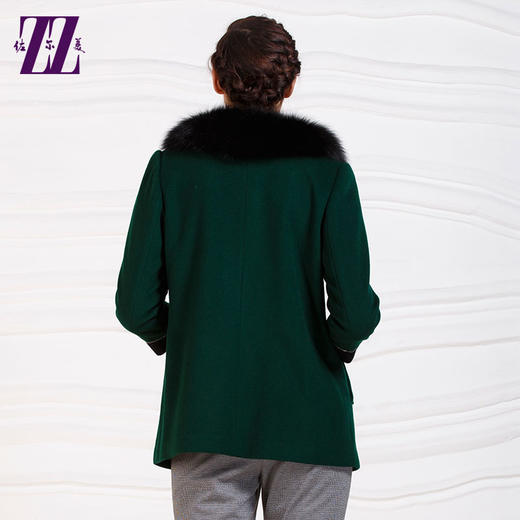 佐尔美毛领羊毛呢子大衣女新品呢子外套冬款E54ZH30 商品图4