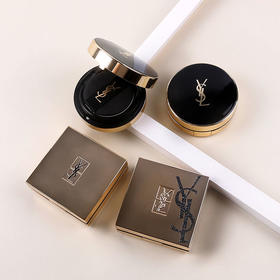 【中欧班列精选】 ysl圣罗兰限量银气垫   方盒羽毛气垫  银气垫