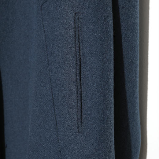 佐尔美新品秋冬新品纯色简约羊毛中老年双面呢大衣E84SM02 商品图3