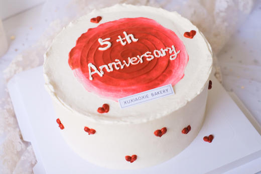 爱的誓言：蛋糕表面可以“自由发挥” 写上周年纪念、你们的名字，或者爱情誓言 商品图1