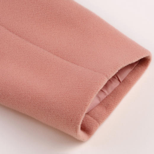 佐尔美春秋新款女装毛呢外套女中长款西装领修身呢大衣女E64ZZ36 商品图4