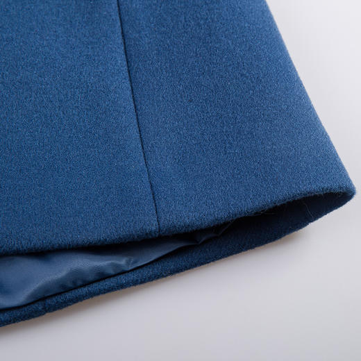 佐尔美新品女装中长款修身单排扣羊毛大衣毛呢外套E54ZD32 商品图4