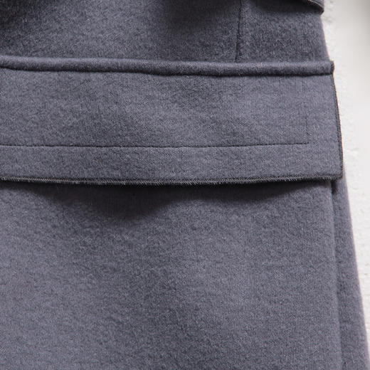 佐尔美冬新品女士针织山羊绒毛双面呢外套中长款大衣E74SM35 商品图2