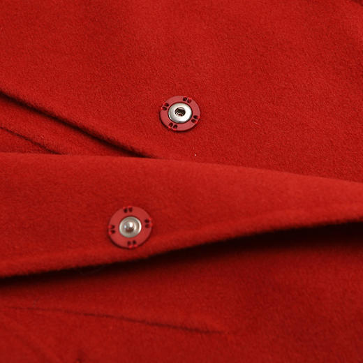 佐尔美秋冬新款纯色简约中长款羊毛双面呢大衣E74SM15 商品图1