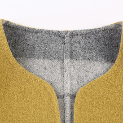 佐尔美新品冬季女装羊毛呢女士大衣纯色上衣外套英伦风E64SM23 商品图1