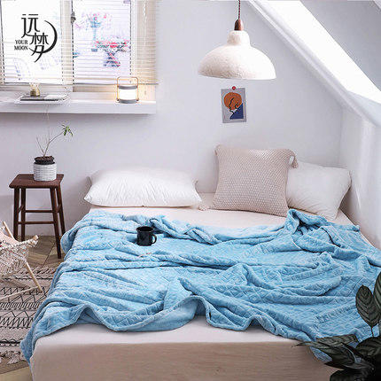 远梦休闲绒布毯 商品图2