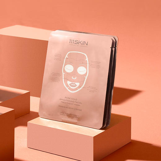 111skin24k锦缎玫瑰金焕颜亮肤面膜5片