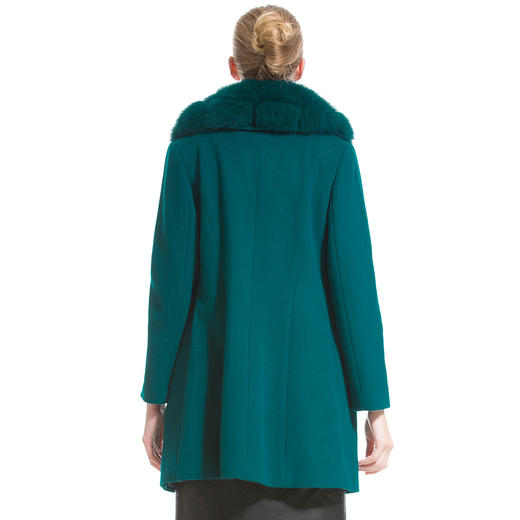 佐尔美毛领羊毛大衣女冬季气质显瘦毛呢外套女中长款E44ZH47 商品图1