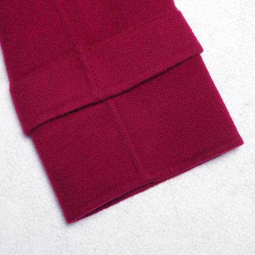 佐尔美ZZ 新品反季热销女士中长款羊毛双面呢大衣羊毛外套E64SM17 商品图3