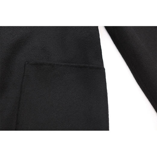 佐尔美冬季女装纯色百搭修身显瘦双面羊毛呢大衣外套E74SM10 商品图3