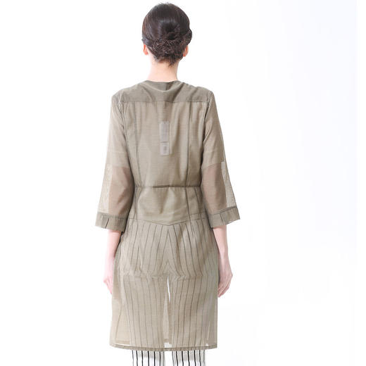 佐尔美新品春秋季长款风衣女性女士宽松女子七分袖E61FZ35 商品图1