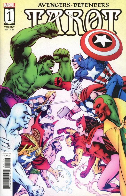 复仇者联盟/捍卫者联盟 塔罗牌 Tarot 斜线 Avengers Defenders Tarot（2020）变体  商品图1