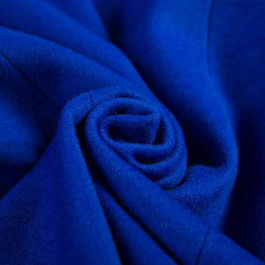 佐尔美冬装纯色修身大码女装单排扣羊毛大衣女毛呢外套冬E54ZD22 商品图4