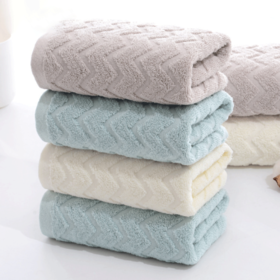 【居家日用】加厚毛巾波浪家用洗脸毛巾礼品促销毛巾日用品成人洗脸巾