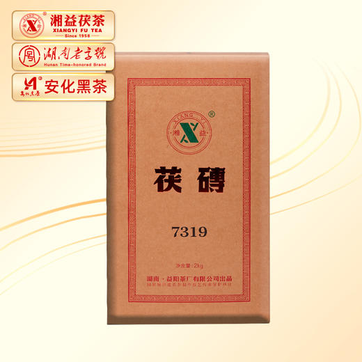 黑茶 湘益2019年 7319 茯砖 2kg 商品图3