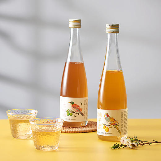 初时精酿果酒 两款口味红茶梅酒柚子酒 | 低度数 原果发酵无添加 清新