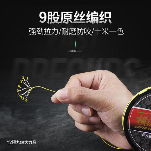 Pe主线超强拉力路亚线8编 鱼线 商品图3