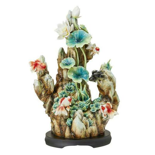 【6F】法蓝瓷和乐满堂  金鱼摆饰 商品图0