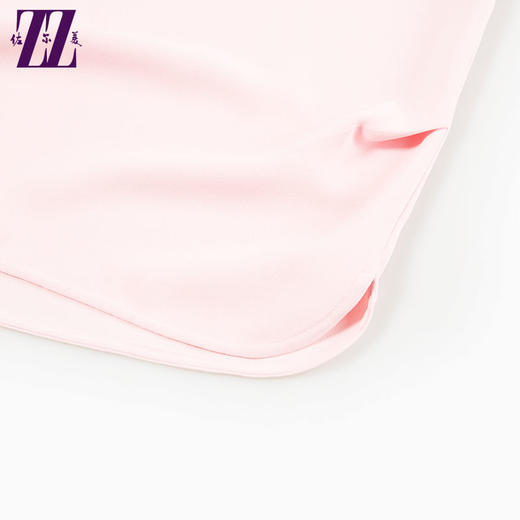 佐尔美圆领套头花边袖衬衫女装上衣T恤打底衫秋季新款E61CC02 商品图3