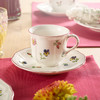 【VilleroyBoch 德国唯宝】进口欧式咖啡杯碟套装家用茶杯具简约小花园（散瓷） 商品缩略图0