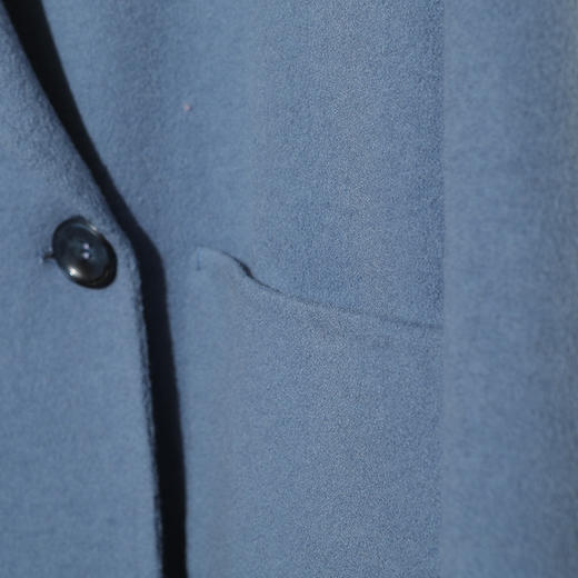 佐尔美新品秋冬新品中老年简约款女士纯色羊毛双面呢中褛E84SM01 商品图3