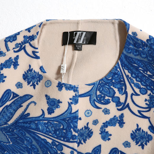 佐尔美新品秋冬新品羊毛双面呢中长款中老年外套E64SM03 商品图1