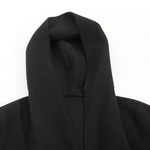 佐尔美冬季女装拼色百搭针织羊毛呢子大衣外套双面呢E64SR01 商品图1