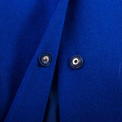 佐尔美冬季新款大码女装修身显瘦纯色羊毛大衣女毛呢外套E54ZZ34 商品图3