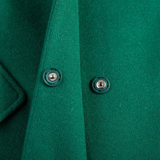 佐尔美冬季新款长款纯色修身显瘦单排扣羊毛大衣女外套E54ZZ23 商品图3