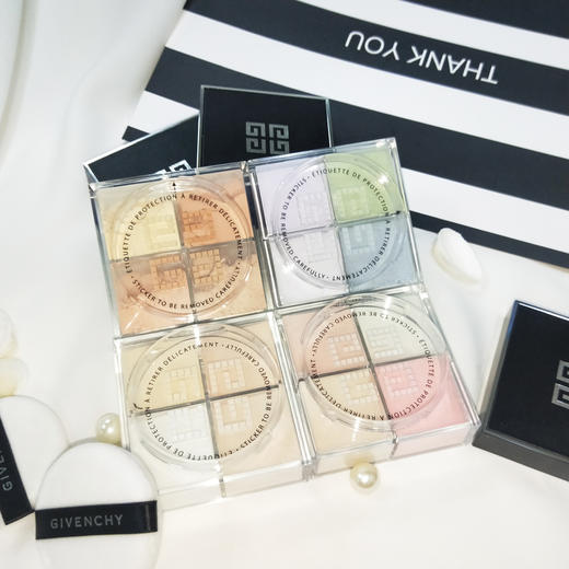 【中欧班列精选】Givenchy纪梵希四宫格散粉   纪梵希定妆粉蜜粉  防水控油不易脱妆RL 商品图4