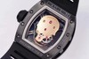 ZF理查德·米勒RM052，研发时间长达4年，吻合官方尺寸的42.7×50毫米，男士腕表，橡胶表带， 普通飞轮机芯，透底。 商品缩略图9