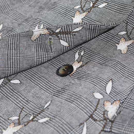 佐尔美春秋新款气质减龄女士过膝风衣中长款格纹宽松外套E83FZ32 商品图2