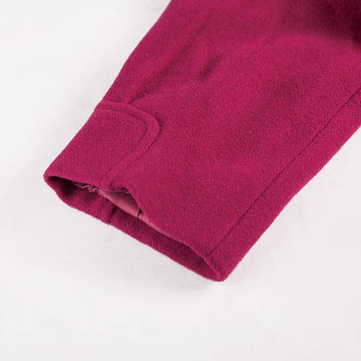 佐尔美冬季中短款羊毛大衣毛领呢子女装外套晚秋E44ZT38 商品图3