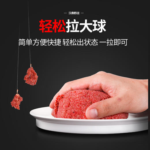 汉鼎鱼饵饵料鲫鱼鲤鱼草鱼野钓水库鱼料钓鱼打窝全能综合饵料狂战 商品图4