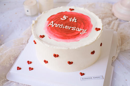 爱的誓言：蛋糕表面可以“自由发挥” 写上周年纪念、你们的名字，或者爱情誓言 商品图0