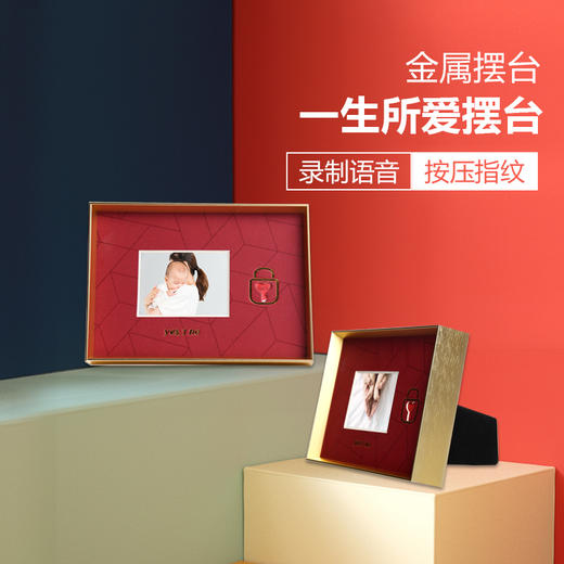 一生所爱金属相框摆台（可录音、珍藏指纹） 商品图3