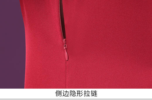 WXY-611109真丝新款夏婚礼宴会显年轻大码桑蚕丝礼服 商品图6