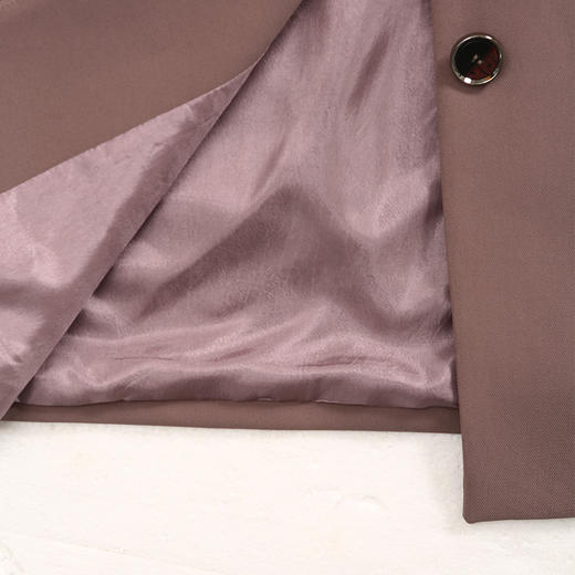 佐尔美新品春秋季女装纯色百搭休闲中长外套风衣上衣E73FC44 商品图3