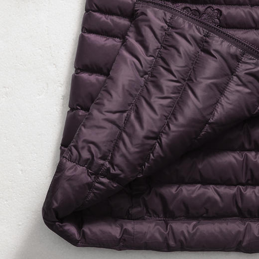 佐尔美新品冬季女装纯色百搭修身显瘦毛领羽绒服外套E74YO16 商品图3