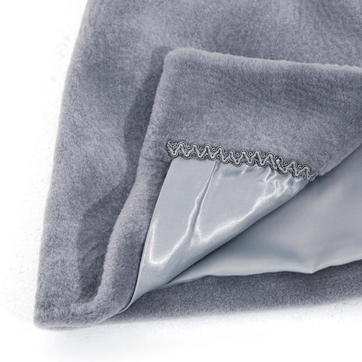 佐尔美冬季女装纯色百搭羊剪绒羊毛呢子大衣外套E64YJ56 商品图3