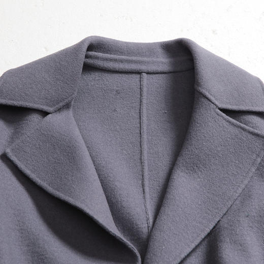 佐尔美冬新品女士针织山羊绒毛双面呢外套中长款大衣E74SM35 商品图1