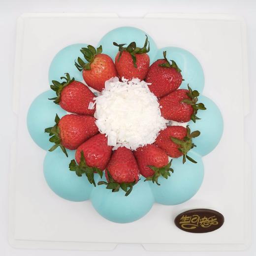 Tiffany蓝～草莓慕斯蛋糕7寸（动物奶油） 商品图0