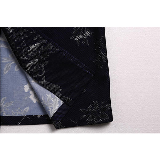 佐尔美春秋季女装纯色印花修身显瘦七分袖风衣外套E71SO20 商品图3