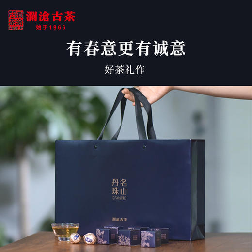 澜沧古茶2020年名山丹珠（六山云集）古树纯料春茶普洱茶生茶礼盒装180g 商品图4