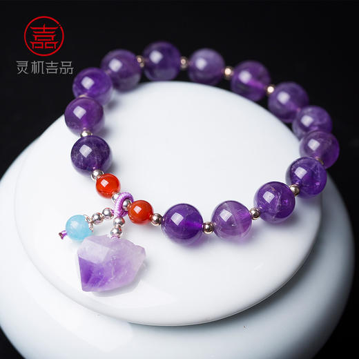 <有书独家>【贵人】灵机吉品涅槃紫水晶手链 智慧 商品图2