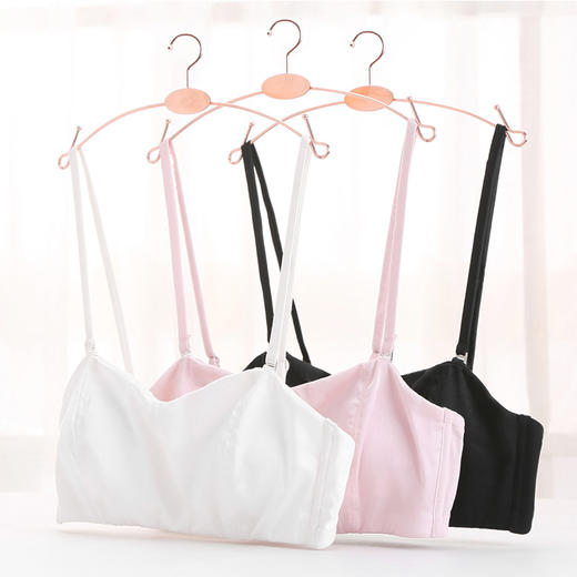 金三塔 真丝光面无肩带内衣nzf8b307