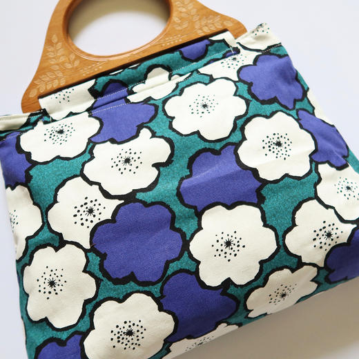 HUJI祤集Embrace手提包插画大花朵 商品图3